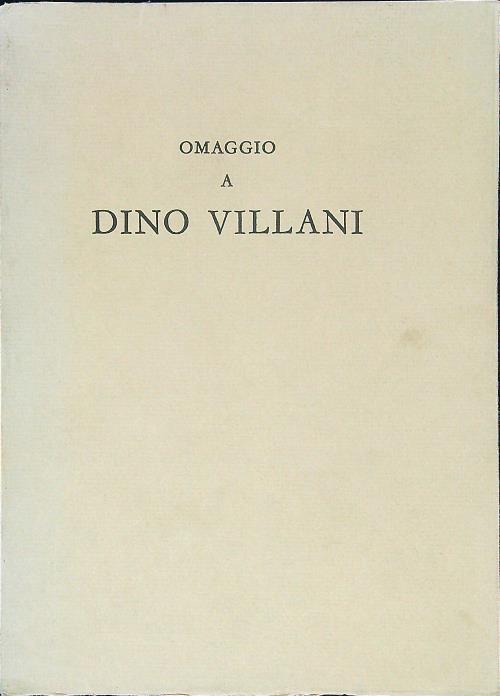 Omaggio a Dino Villani - copertina