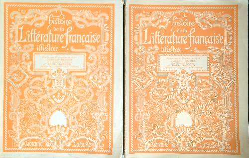 Histoire de la Litterature francaise illustree. Tome I-II - Joseph Bédier - copertina
