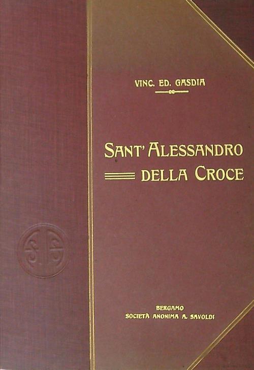 Sant'Alessandro della croce - copertina