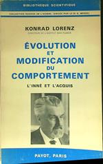 Evolution et modification du comportement