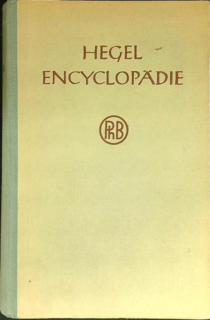 Encyclopadie der philosophischen wissenschaften - copertina