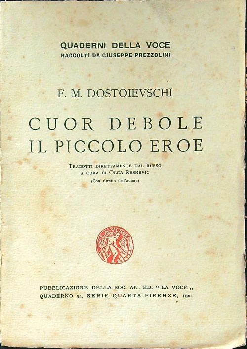 Cuor debole. Il piccolo eroe - copertina