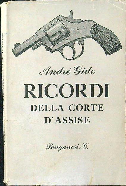 Ricordi della corte d'Assise - André Gide - copertina