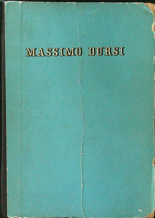 Teatro - Massimo Dursi - copertina