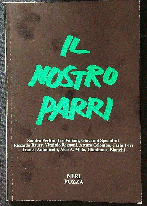 Il nostro Parri - copertina