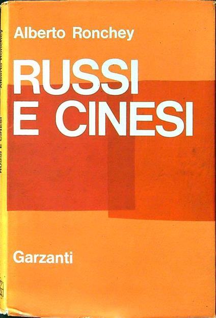 Russi e cinesi - Alberto Ronchey - copertina