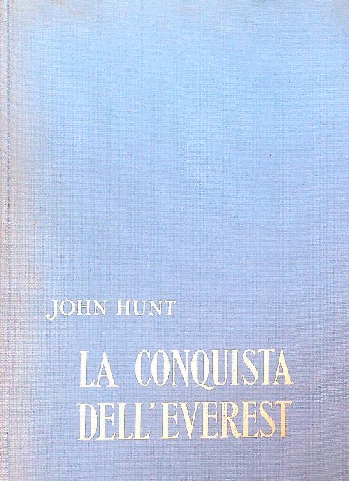 La conquista dell'Everest - John Hunt - copertina