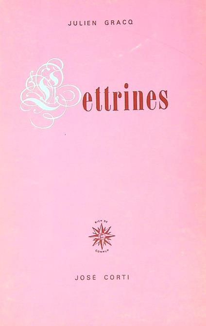 Lettrines - Julien Gracq - copertina