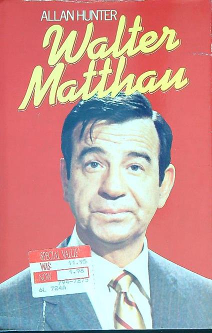 Walter Matthau - Hunter Allen - copertina