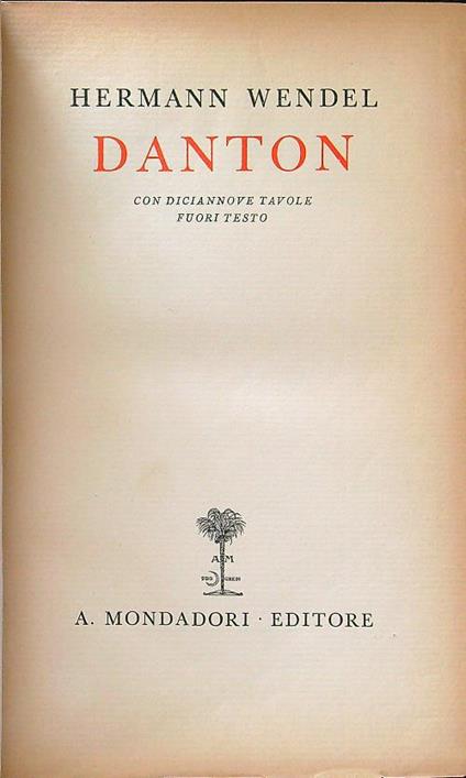 Danton - copertina