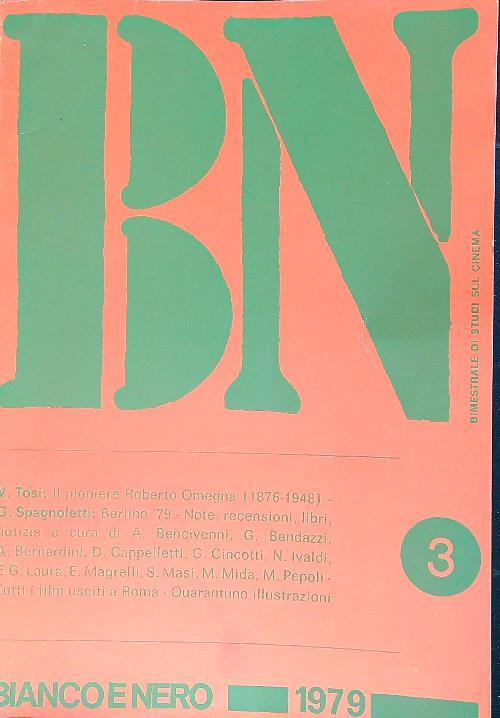 Bianco e nero 3/1979