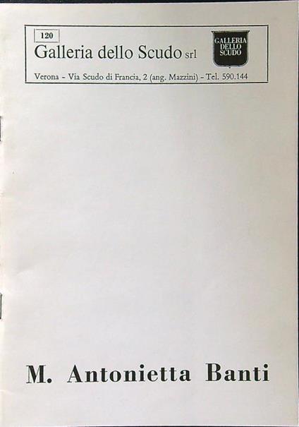 M. Antonietta Banti - copertina