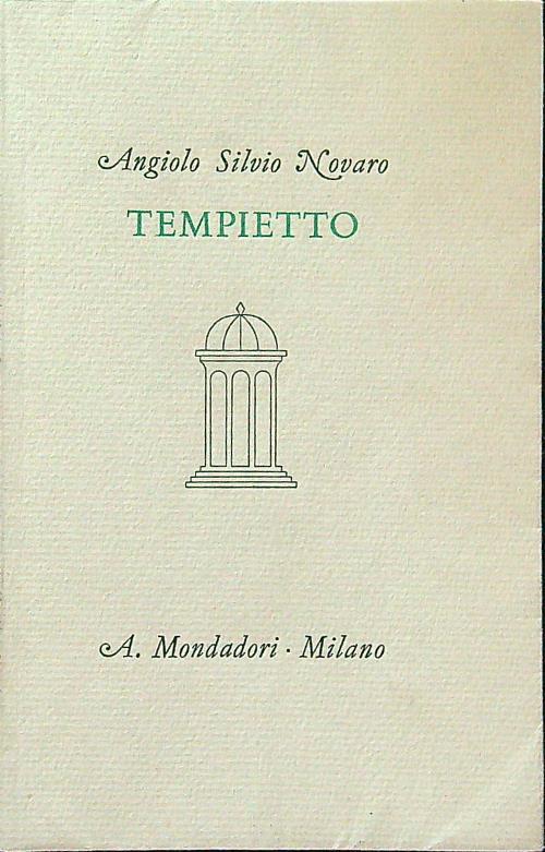 Tempietto - Angiolo Silvio Novaro - copertina