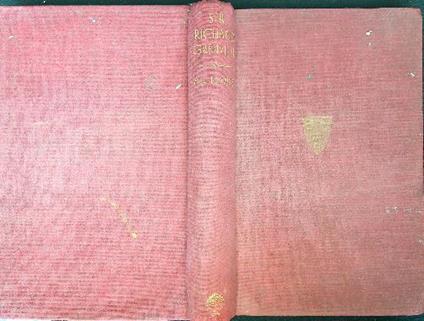 Sir Richard Grenville of the Revenge - A. L. Rowse - copertina