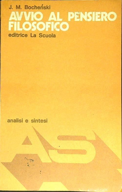 Avvio al pensiero filosofico
