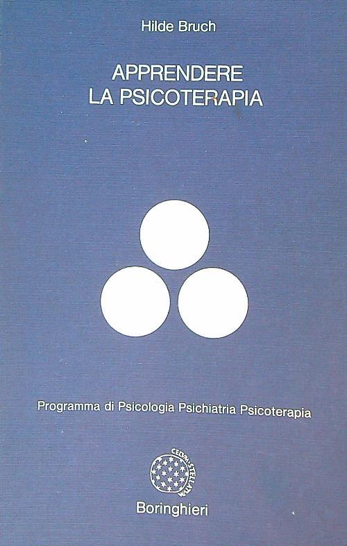 Apprendere la psicoterapia - Hilde Bruch - copertina