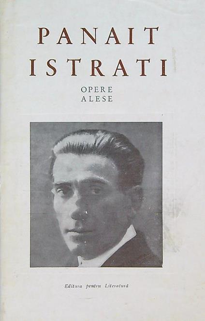 Opere Alese III - Panait Istrati - copertina