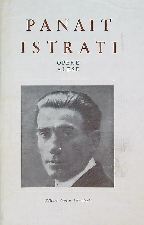 Opere Alese III - Panait Istrati - copertina