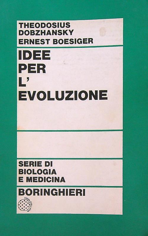 Idee per l'evoluzione - copertina