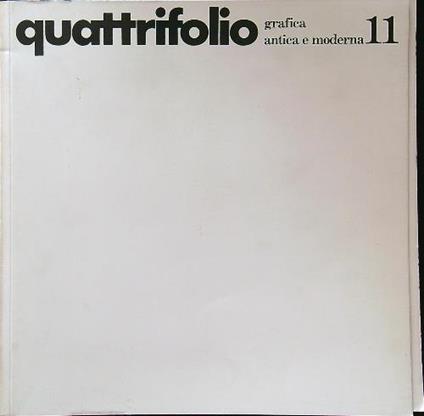 Quattrifolio 11 - copertina