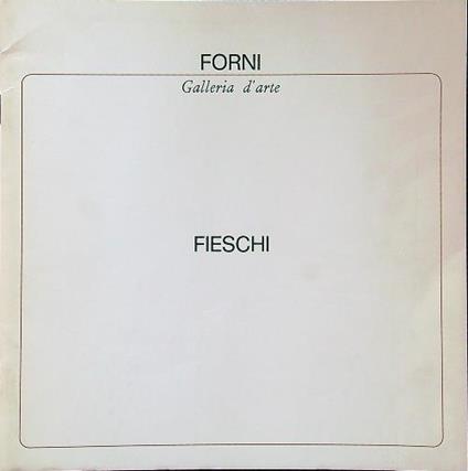 Fieschi - copertina