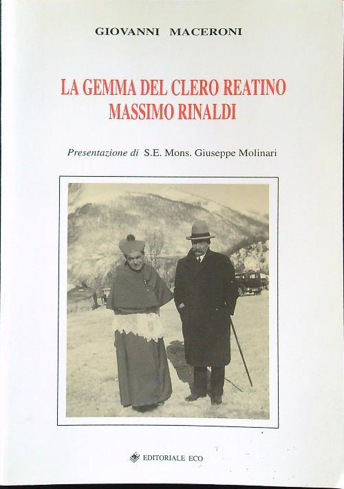 La gemma del clero reatino Massimo Rinaldi