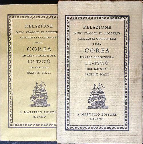 Relazione d'un viaggio di scoperte alla costa occidentale della Corea - copertina