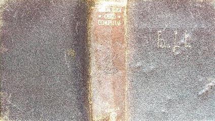 Obras Completas - Federico García Lorca - copertina