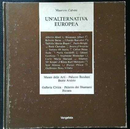 Un' alternativa europea - Maurizio Calvesi - copertina