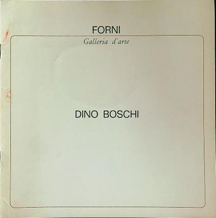 Dino Boschi - copertina