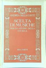Scelta di musiche per lo studio della storia