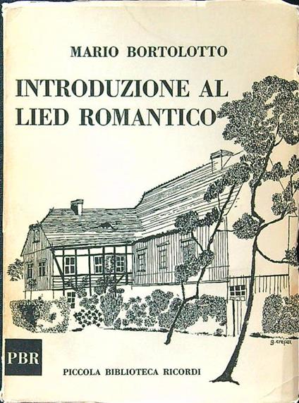 Introduzione al Lied romantico - Mario Bortolotto - copertina
