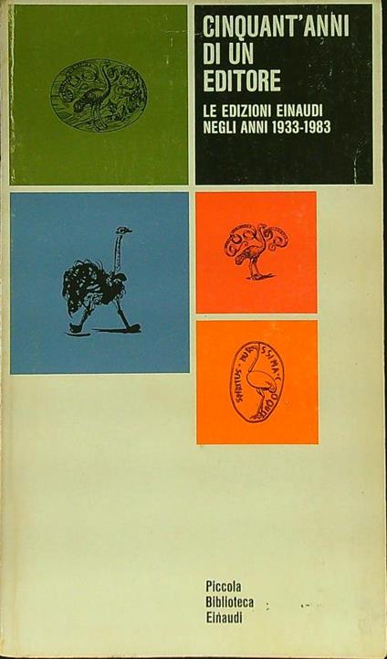 Cinquant'anni di un edtore - copertina