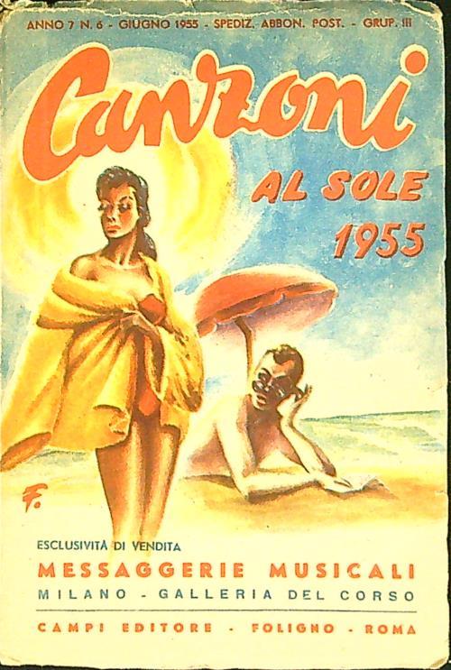 Canzoni al sole 1955 - copertina