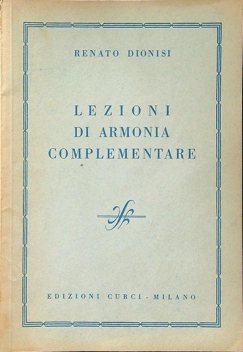 Lezioni di armonia complementare