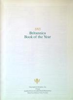 Encyclopaedia Britannica 1993 Book of the Year. Events of 1992