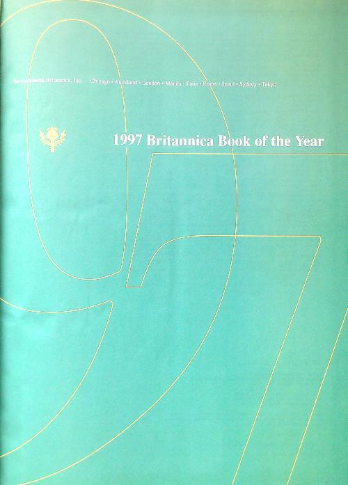 Encyclopaedia Britannica 1997 Book of the Year. Events of 1996