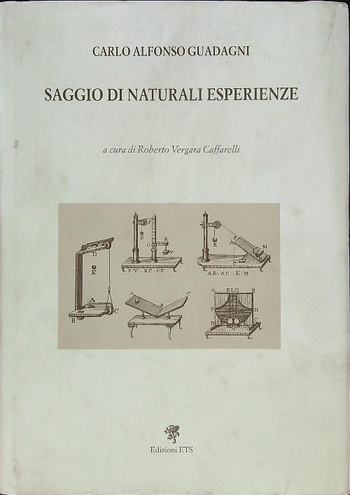 Saggio di naturali esperienze - Carlo A. Guadagni - copertina