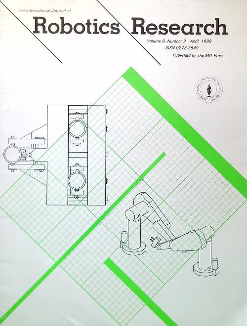 Robotics Research Volume 8, Number 2 - April 1989 - copertina