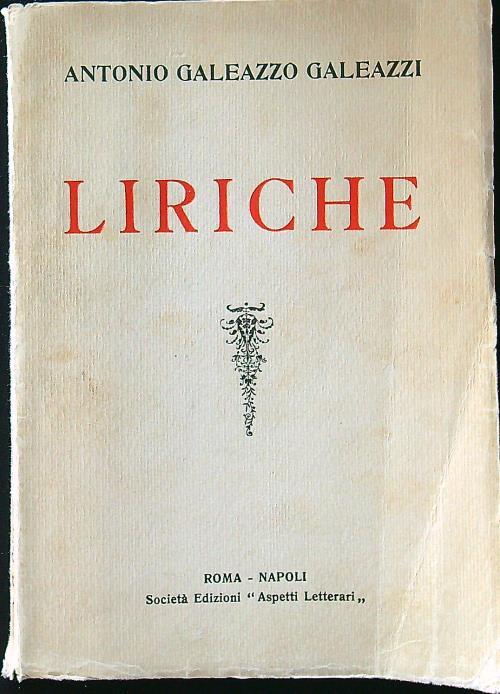 Liriche - copertina