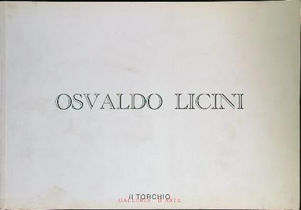 Osvaldo Licini dipinti e disegni - Caprile - copertina