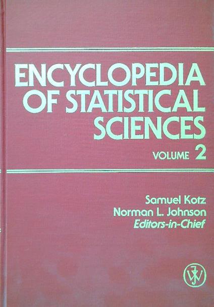 Encyclopedia of Statistical Sciences. Volume 2 - copertina