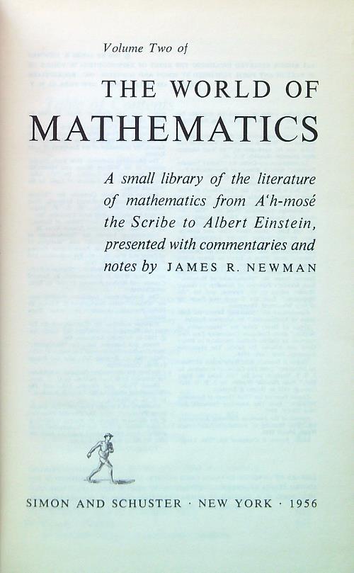 Volume Two of the World of Mathematics - copertina