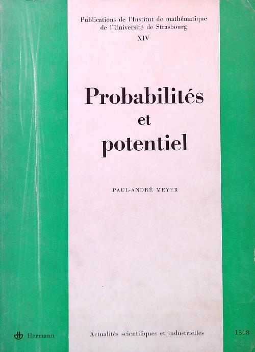 Probabilités et potentiel