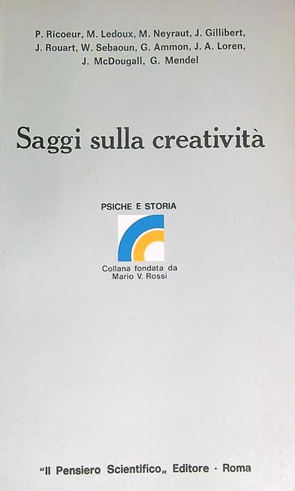 Saggi sulla creatività - copertina