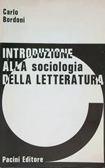 Introduzione alla sociologia della letteratura