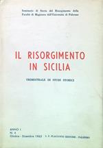 Il Risorgimento in Sicilia Anno I - N. 4/Ottobre Dicembre 1965