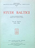 Studi Baltici - Vol. V (1935-1936)