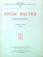 Studi Baltici - Vol. III (1933)