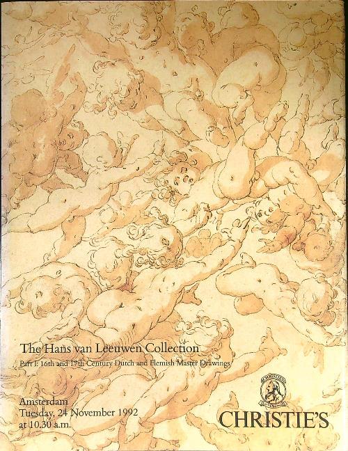 The Hans van Leeuwen Collection Asta Tuesday 24 november 1992 2vv - copertina